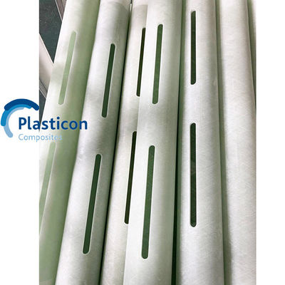 White Fiberglass Marine Exhaust Pipe DN25 Filament Wound Fiberglass Pipe