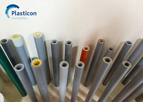 Customized Glassfiber Tube Grey Orange Electrical Wire Insulation Tube