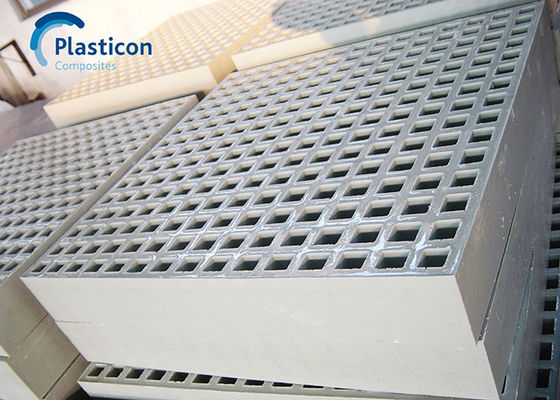 Glass Fiber FRP Grating 2000mm Length Fiberglass Grate Panels