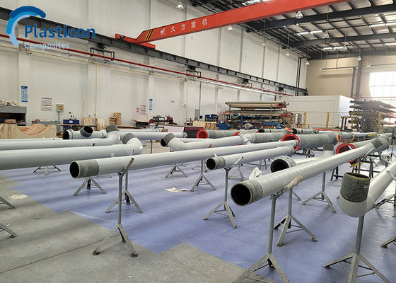 DN25-DN1000 Fiberglass Reinforced Plastic Pipe Hand Lay Up Fabrication