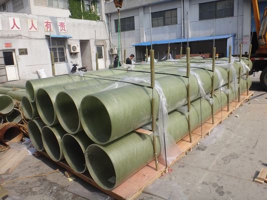 Socket Connection FRP Pipe Length 1m-12m Pressure 50PSI-150PSI