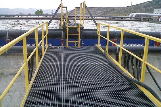 Green Reinforced Fibreglass Floor Grating High Strength Corrosion Resistant