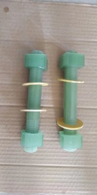 Epoxy FRP Bolts With Nuts For Electrical Insulation And Corrosion Resistance