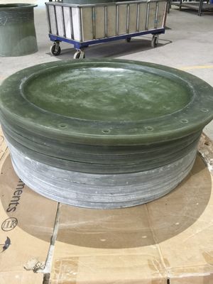 Green FRP Chamber Cover Fiber Reinforced Plastic High Impact Resistance