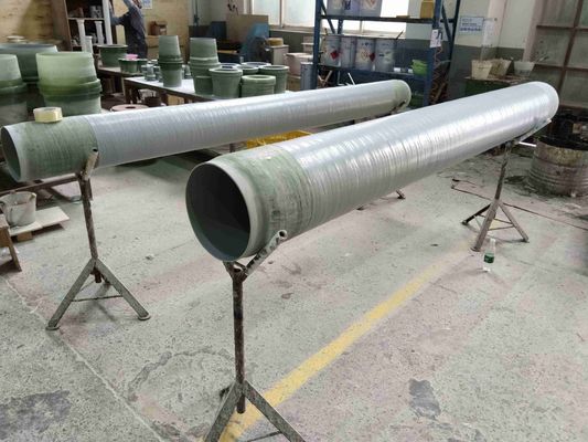 Butt Welding Large Diameter Fiberglass Pipe For Chemical Plant