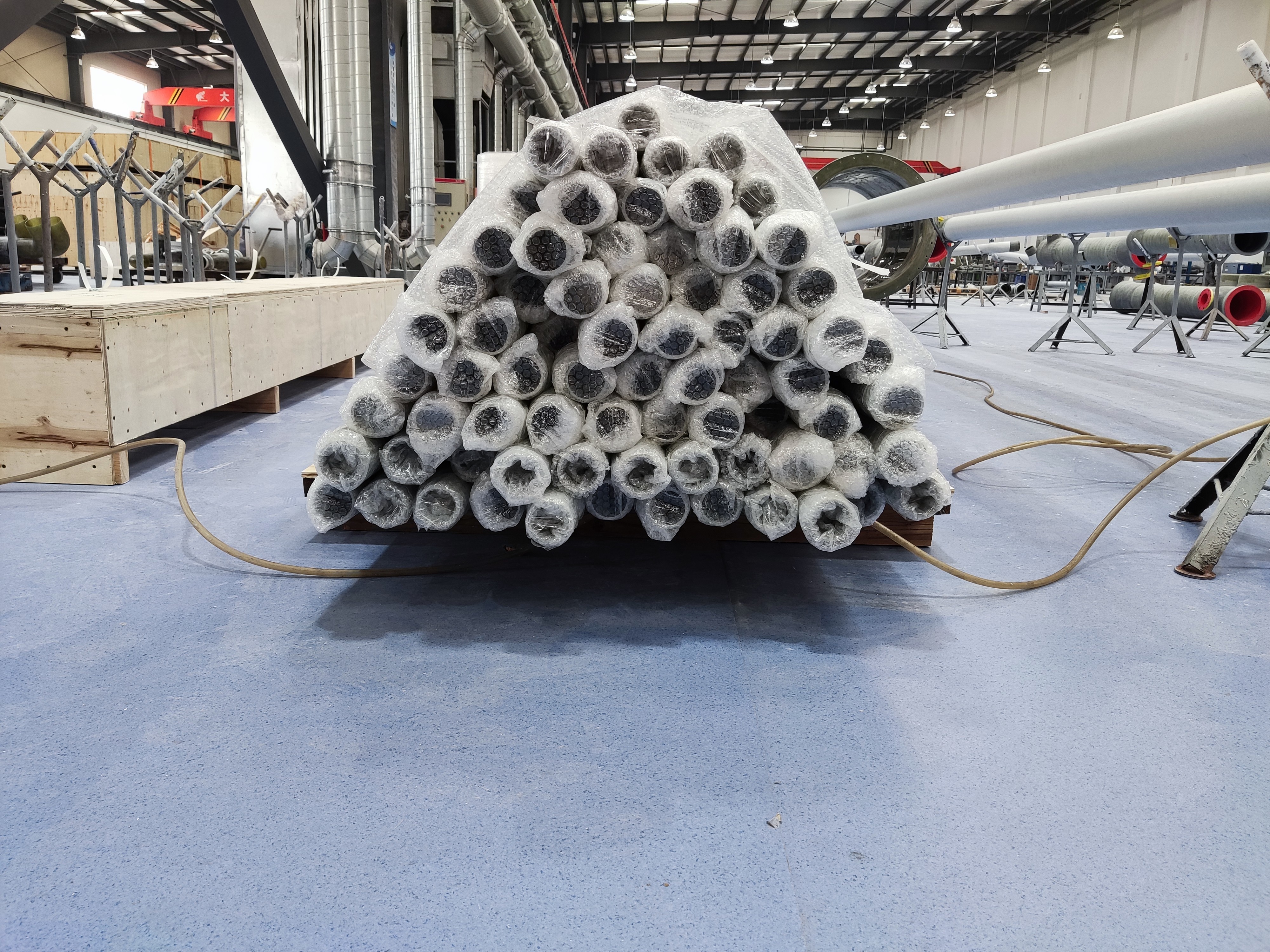 50PSI-150PSI FRP Pipe Polyester Frp Fiberglass Pipe DN25-DN1000